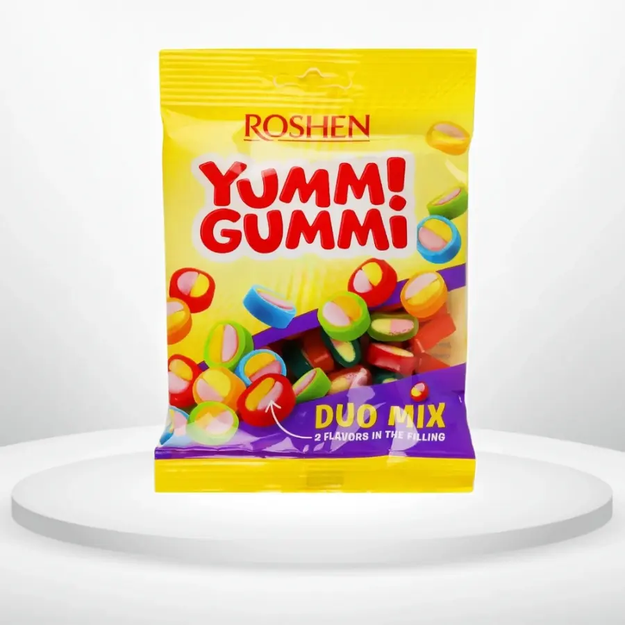 Цукерки желейні Roshen Yummi Gummi 70 г в асортименті