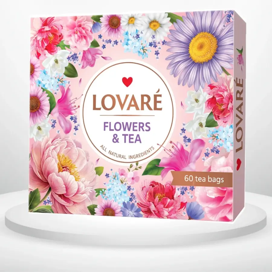 Чай чорний Lovare Портфельчик 12 видів 60 шт