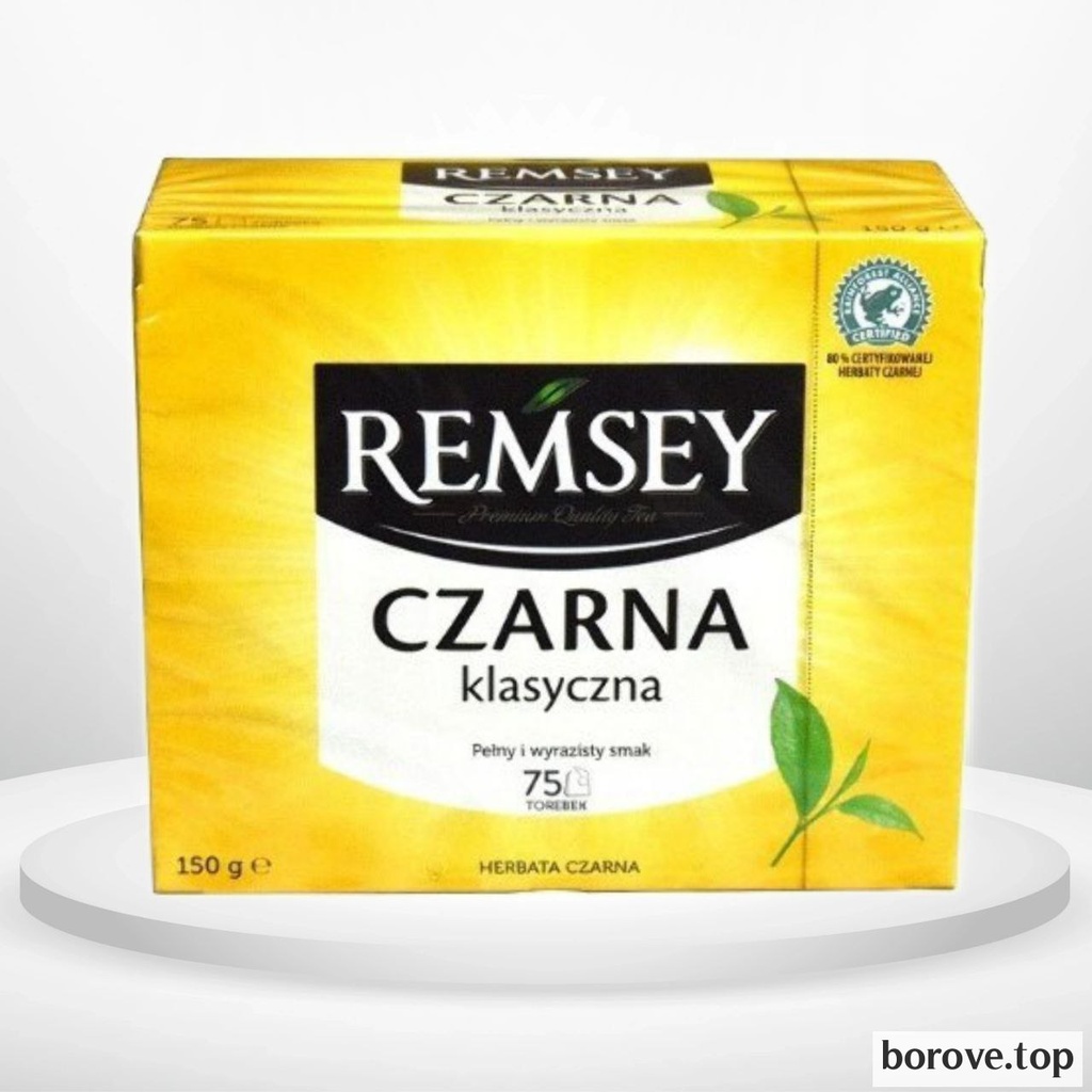 Чай чорний Remsey 75 пакетів