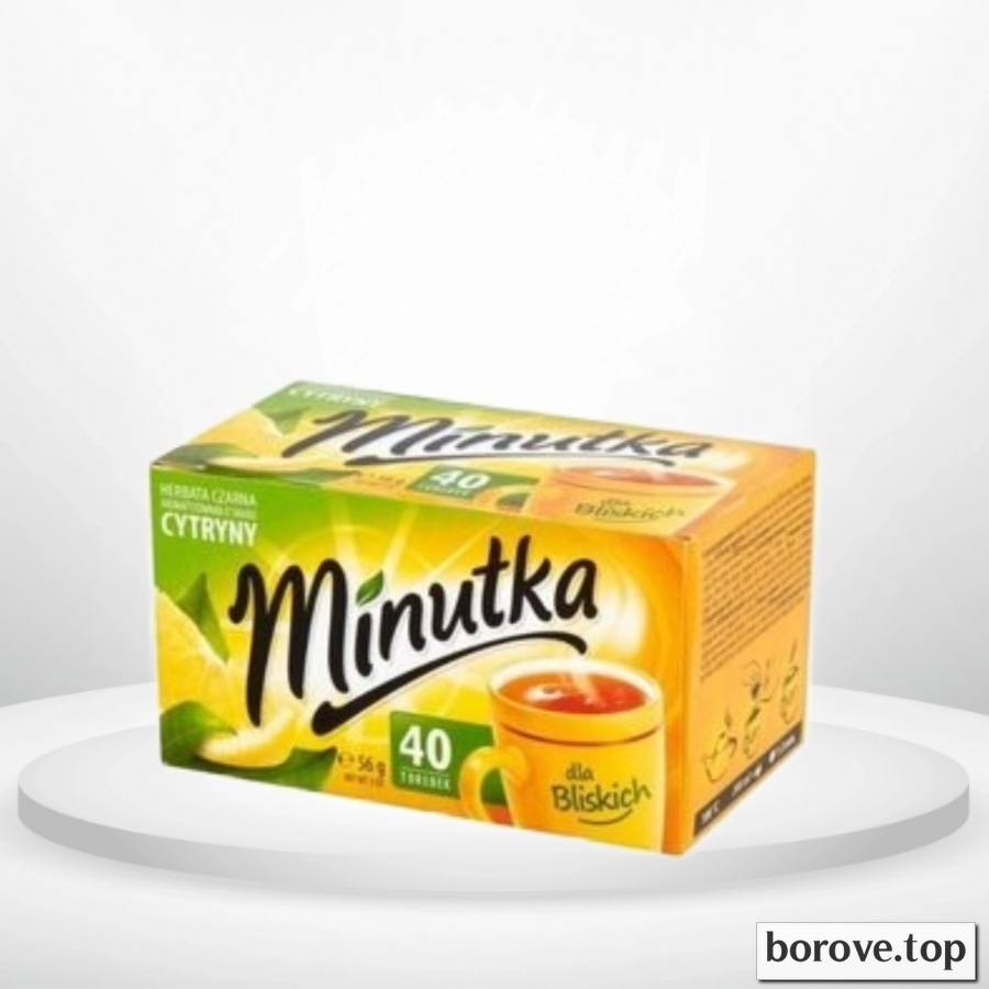 Чай Мінутка лимон 40 пакетів