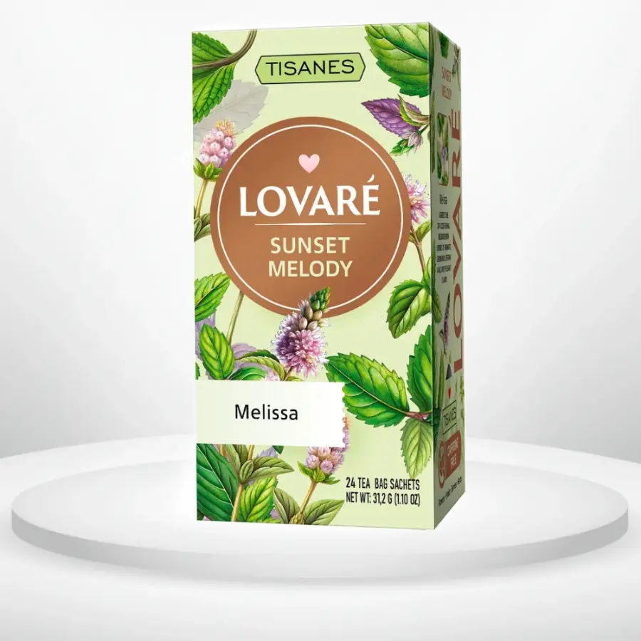 Чай трав'яний Lovare Sunset Melody Меліса 24 пак