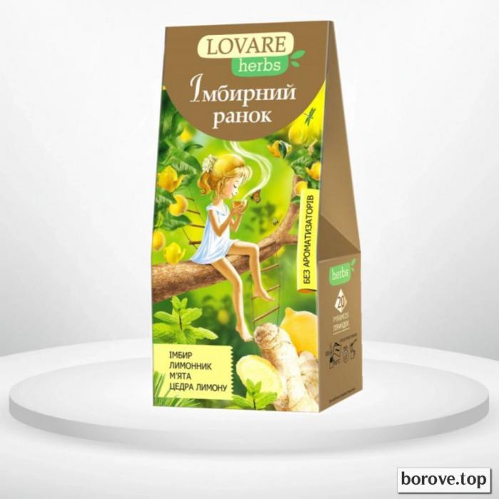 Lovare Herbs Імбирний ранок 20 пірамідок