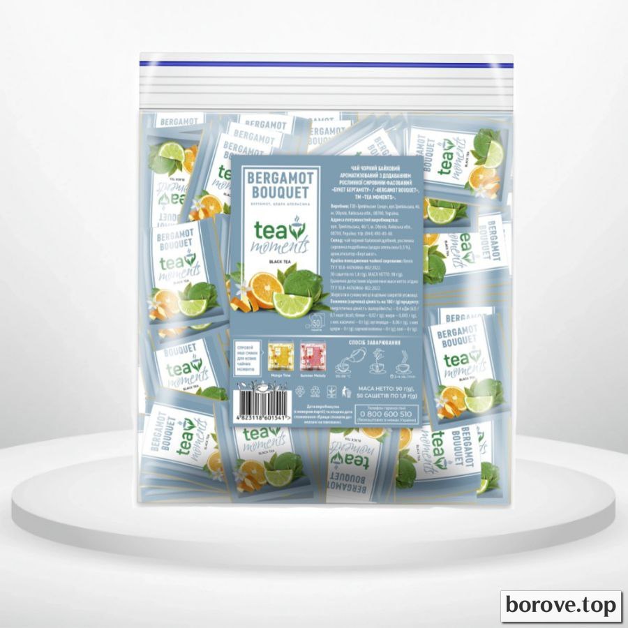 Tea moments моментс бергамот букет 50 пак
