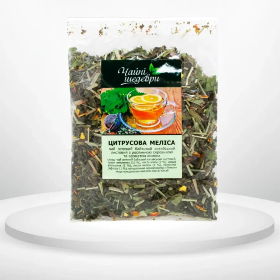 Чайні шедеври Цитрусова Меліса 100 г