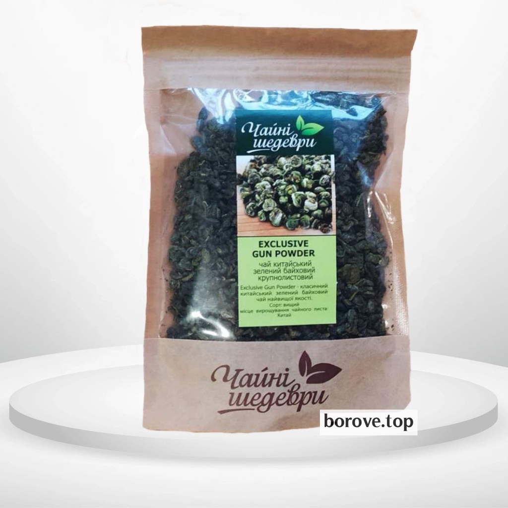 Чайні шедеври зелений Exclusive Gun Powder 70 г
