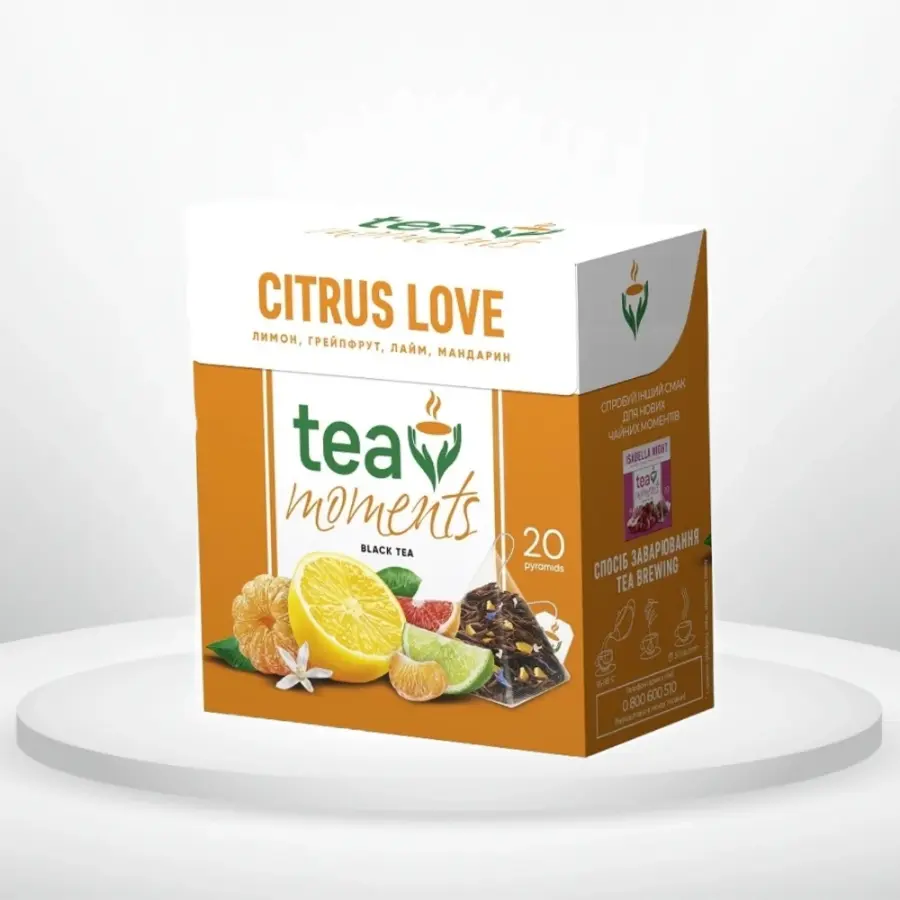 Чай чорний Tea Moments Citrus Love 20 пір