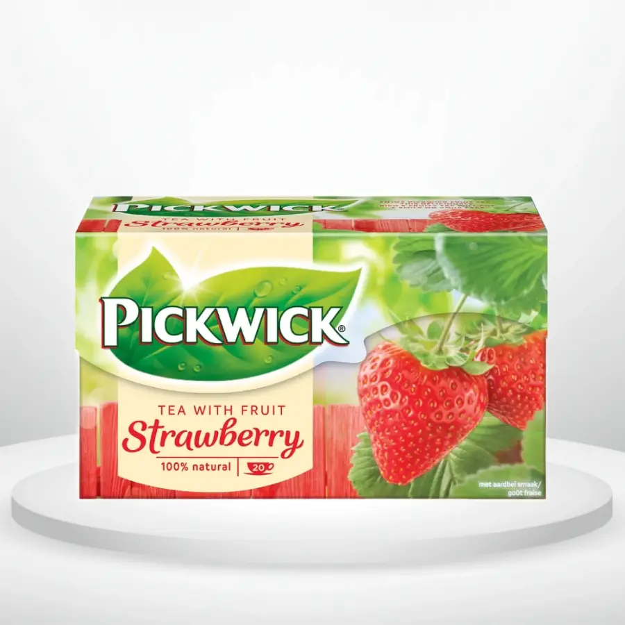 Чай чорний Pickwick Полуниця 20 пак