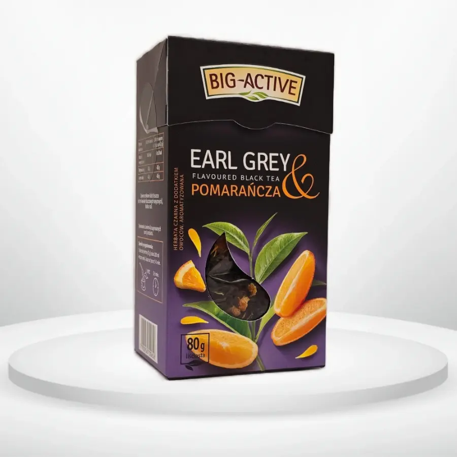Чай чорний Біг Актів Бергамот+Апельсин 80 г