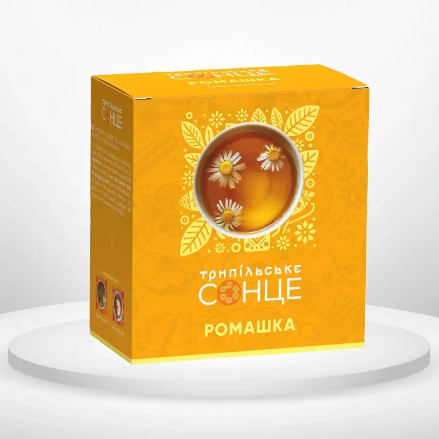Чай Трипільське Сонце "Ромашка" трав'яний, 20 пак