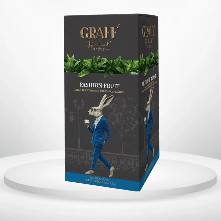 Чай зелений Graff Fashion fruit 20 пак