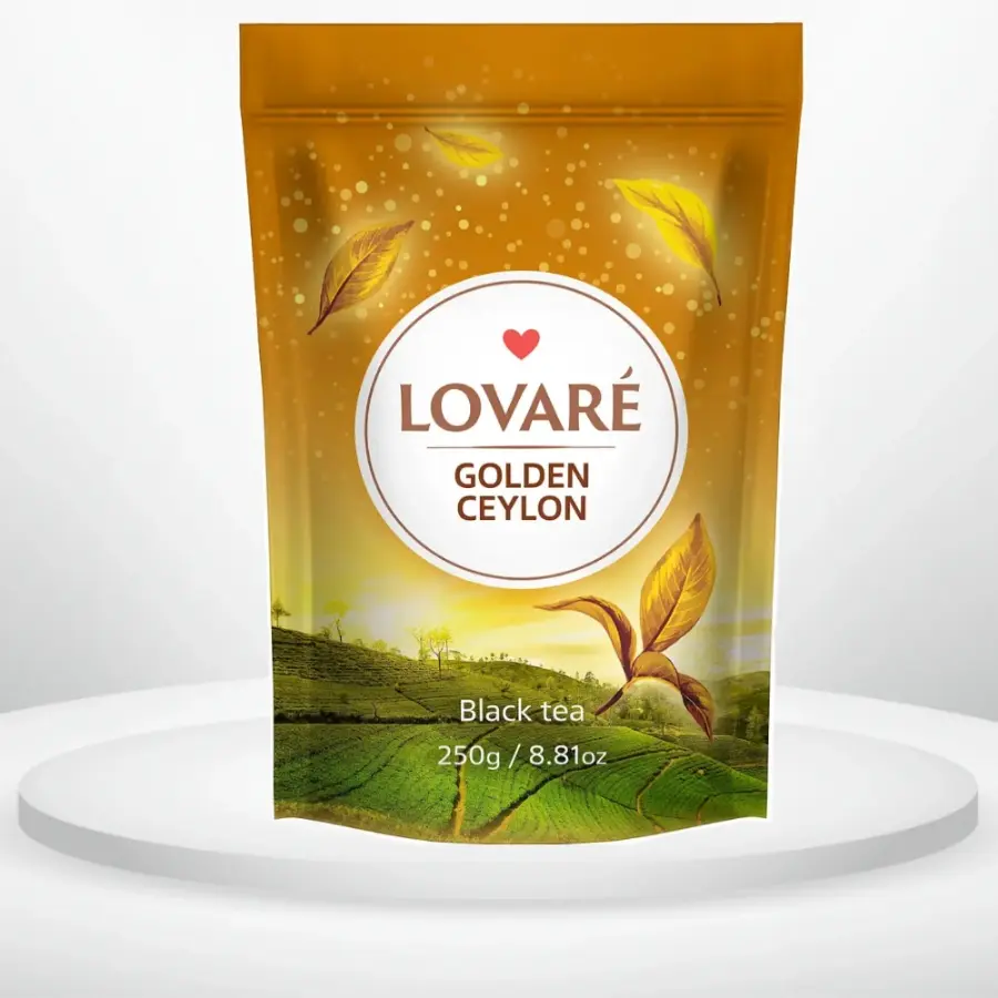 Чай чорний Lovare Golden Ceylon розсипний 250 г