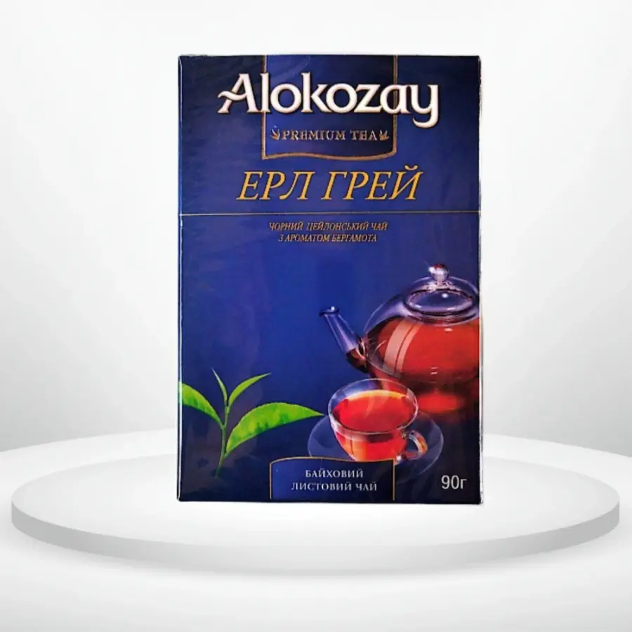 Чай Alokozay Ерл Грей 90 г чорний