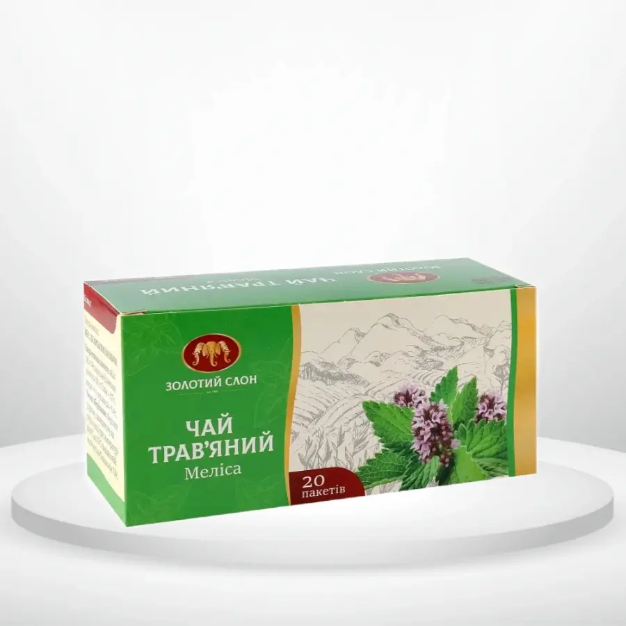 Чай трав'яний Золотий Слон Меліса 20 пакетиків