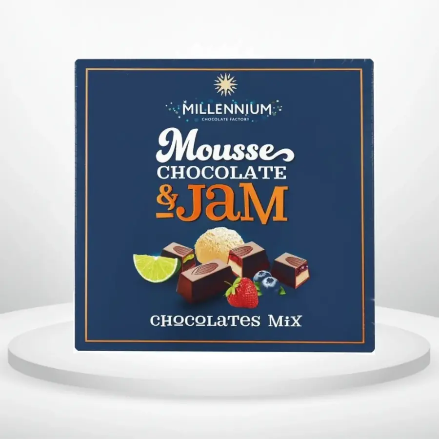 Цукерки шоколадні Millennium Mousse асорті 180 г