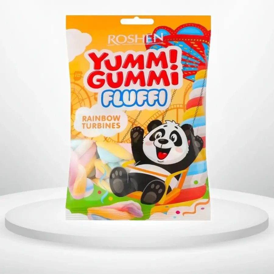 Цукерки маршмеллоу Roshen Yummi Gummi 65 г в асортименті