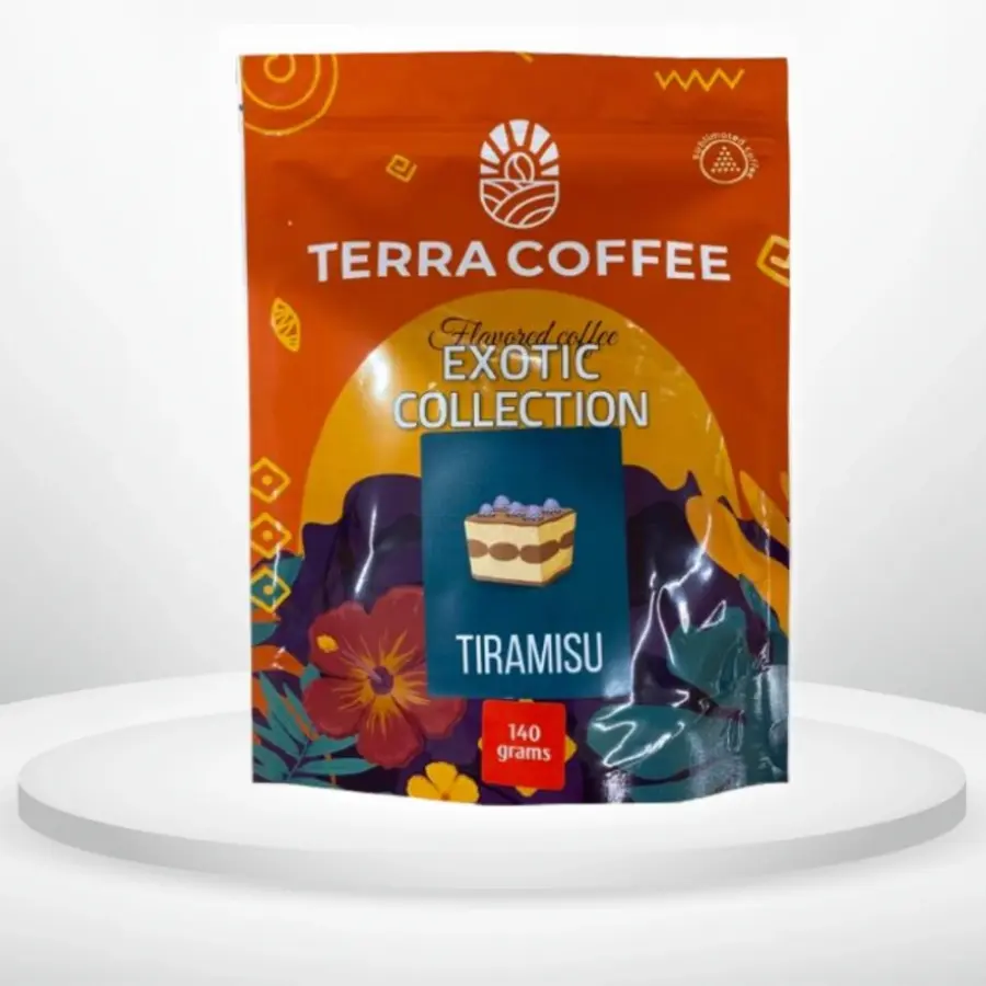 Кава розчинна Terra coffee Тірамісу 140 грам