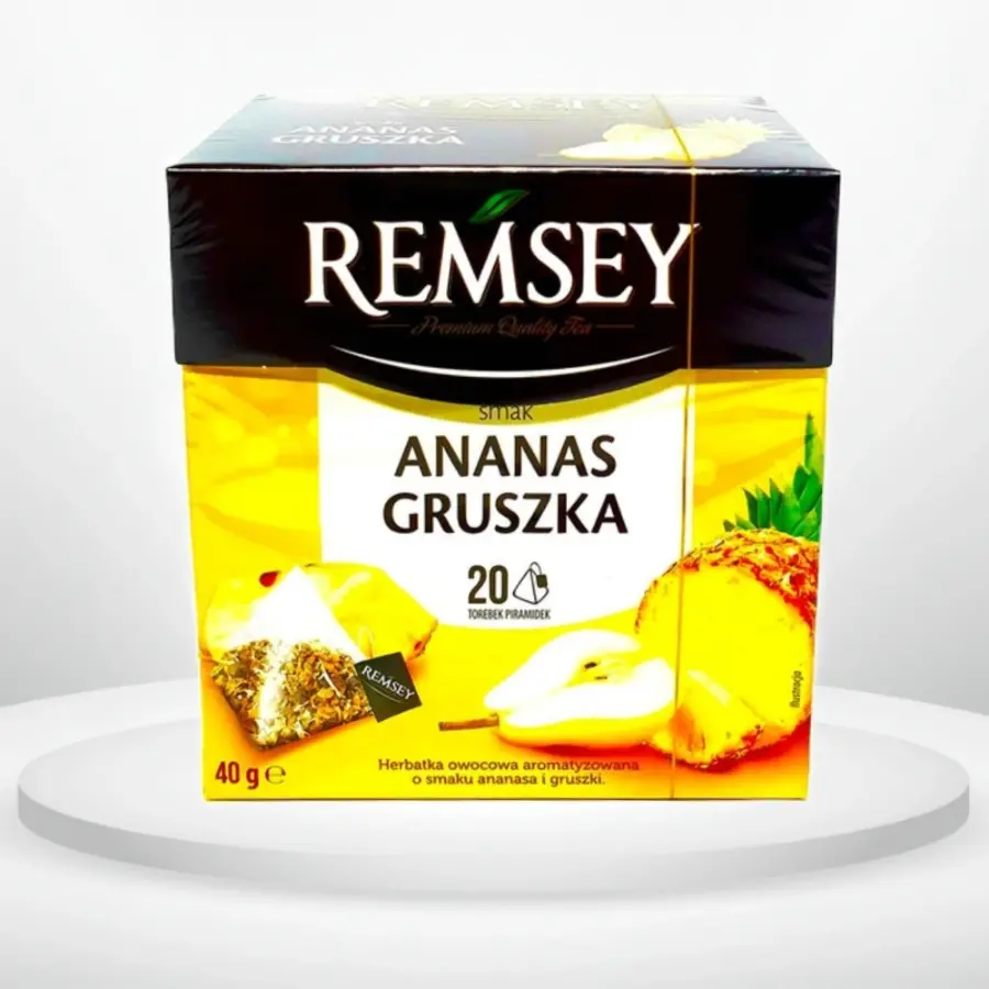 Чай фруктовий Remsey Ананас та груша 20 пірамідок