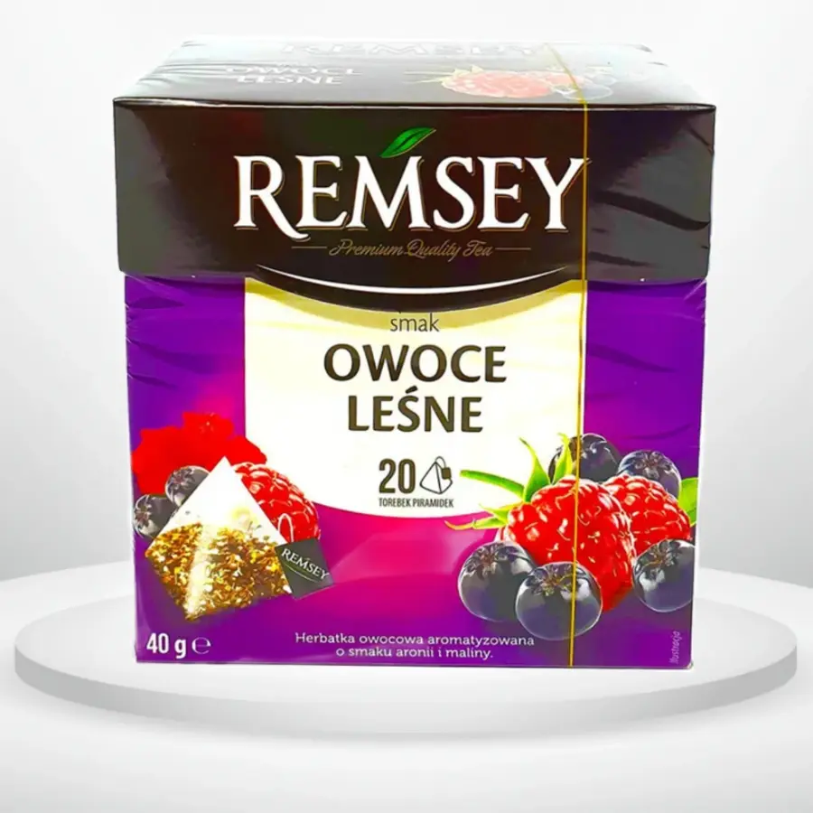 Чай фруктовий Remsey Лісова ягода 20 пірамідок 