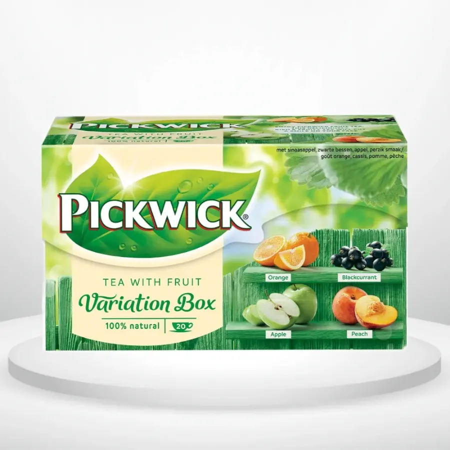 Чай чорний Pickwick Асорті зі шматочками фруктів 20 пак