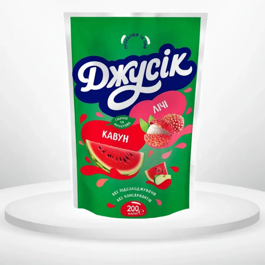 Напій соковий Джусік в асортименті 200 мл