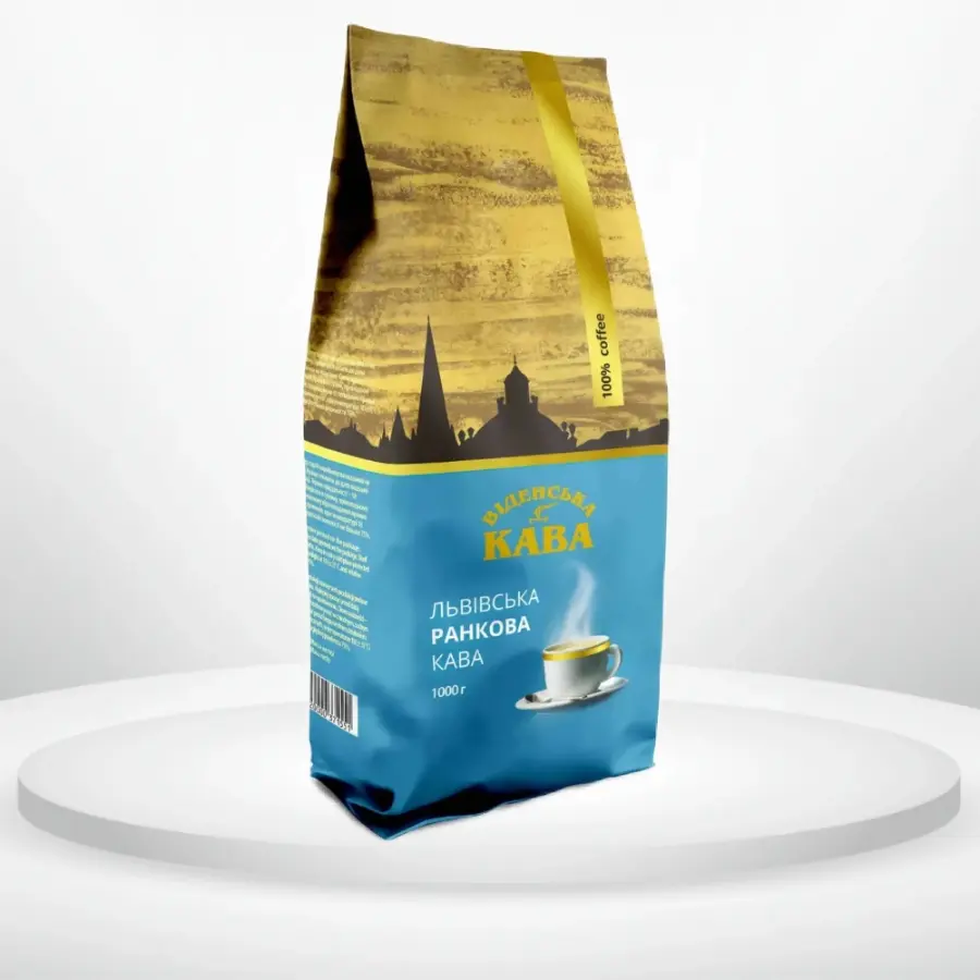Кава зерно Віденська Ранкова 1 кг