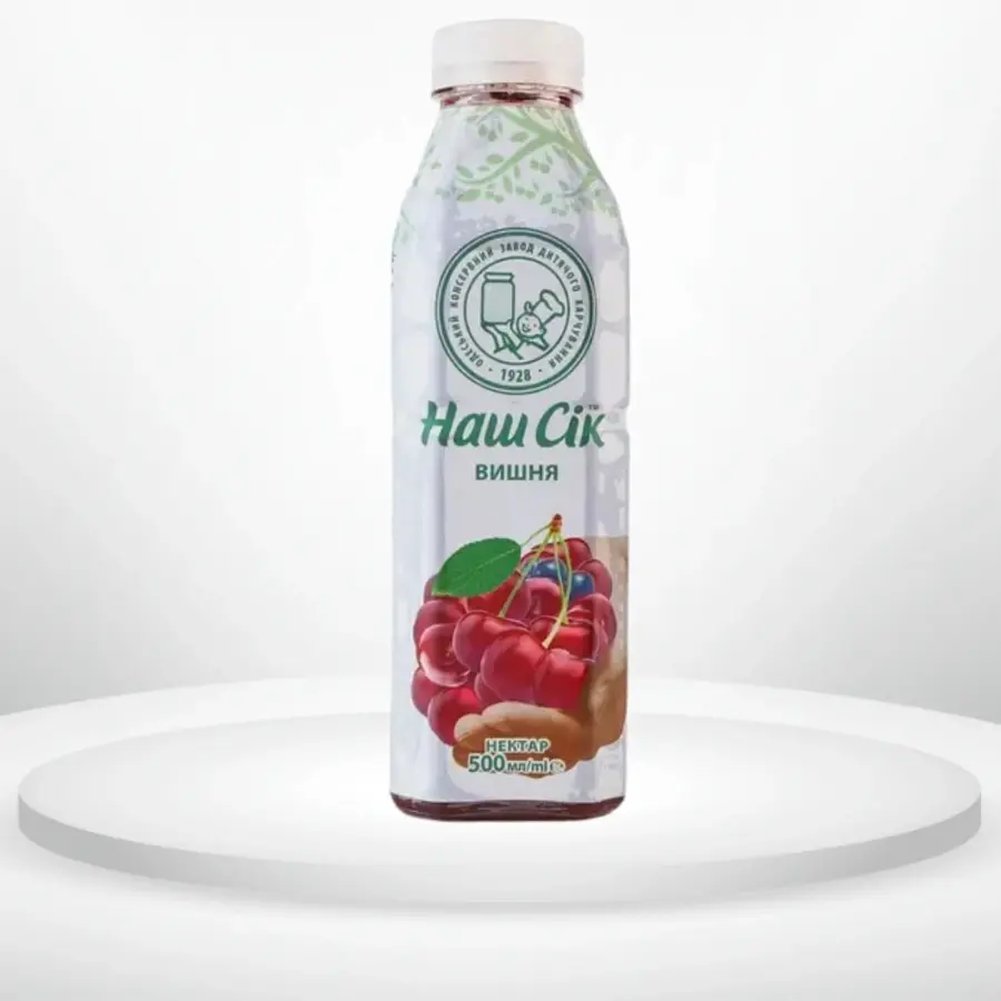 Наш Сік в асортименті 500 мл пластикова пляшка 