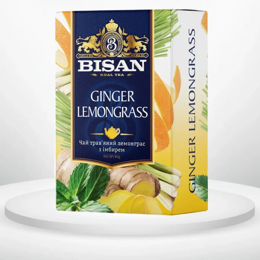 Чай трав'яний Bisan Ginger Lemongrass 80 г