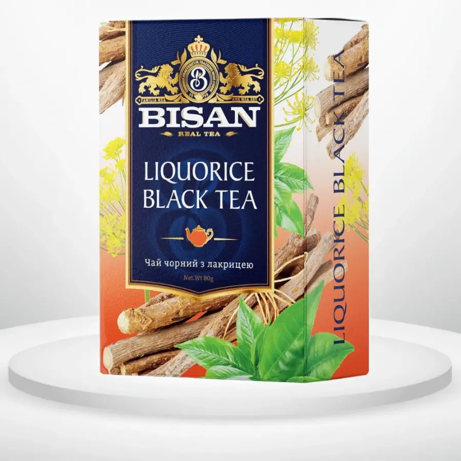 Чай чорний Bisan Liquorice Black Tea 80 г