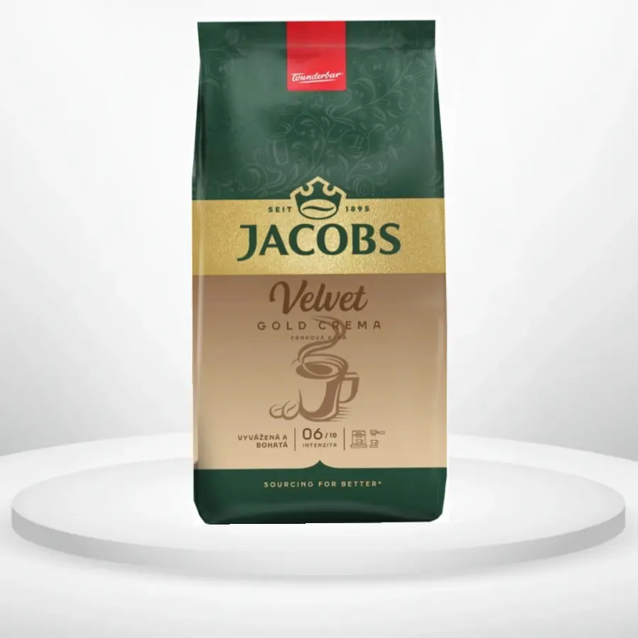  Кава в зернах Jacobs Velvet Gold Crema 1 кг
