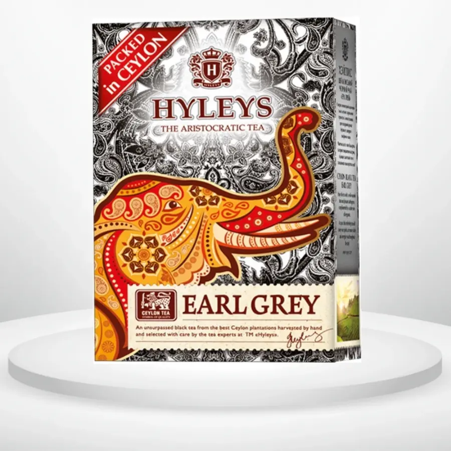 Чай чорний Hyleys Earl Grey Слон розсипний 90 г