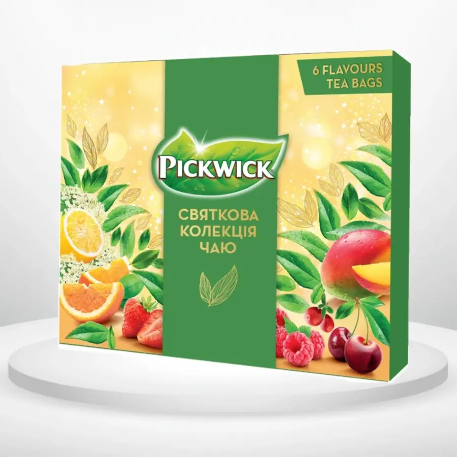 Колекція чаю Pickwick 6 видів по 7 шт(42 пак)