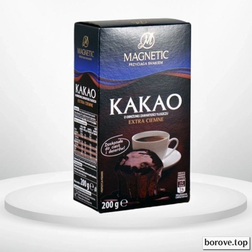 Какао темний без цукру Magnetic 200 г 