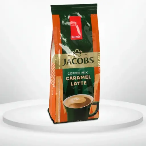 Капучино Jacobs Caramel latte 3в1 450 г