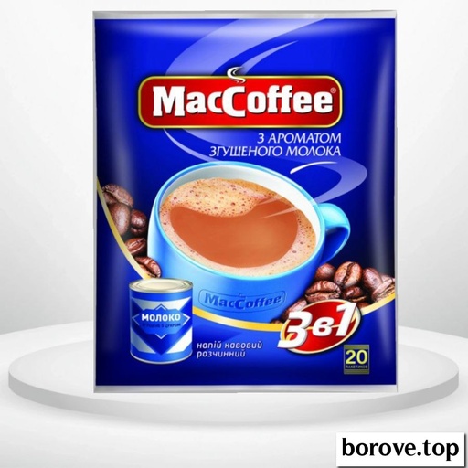 Маккава 3в1 Згущене молоко упаковка стіки 20 штук