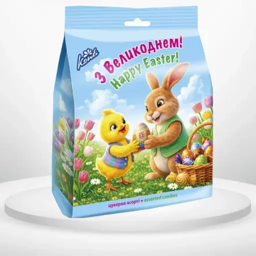 Цукерки Konti З Великоднем! асорті 250 г