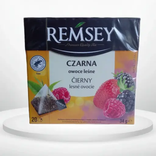 Чай чорний Remsey Лісова ягода 20 пірамідок 