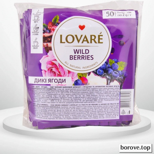 Чай ловаре Дика ягода 50 пакетиків