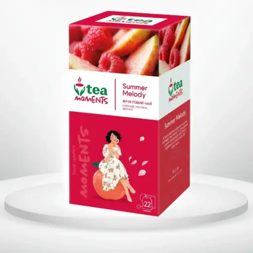 Чай фруктовий Tea Moments Summer Melody(малина, яблуко) 22 пак