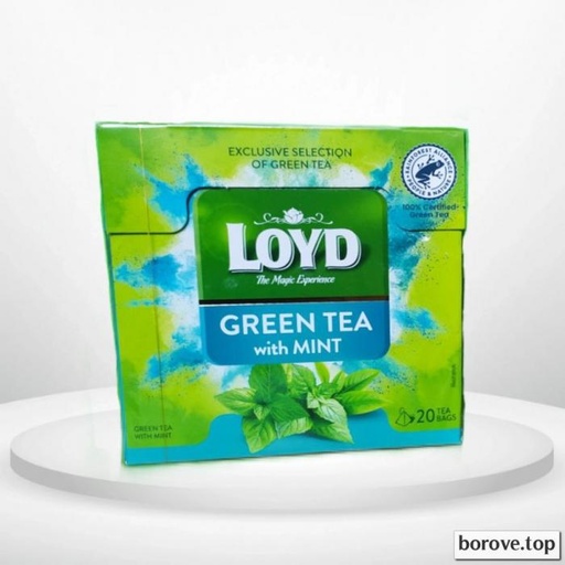 Лойд зелений + мята 20 пірамідок