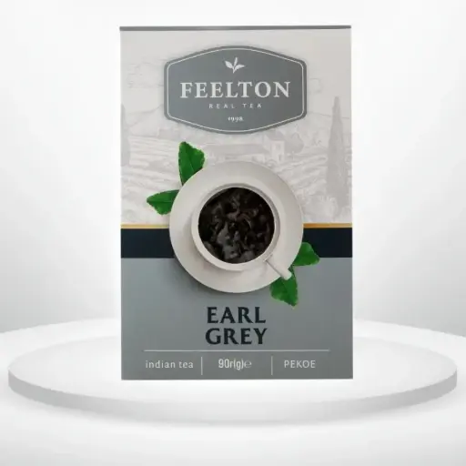 Чай чорний Feelton Earl Grey (бергамот) 90 г