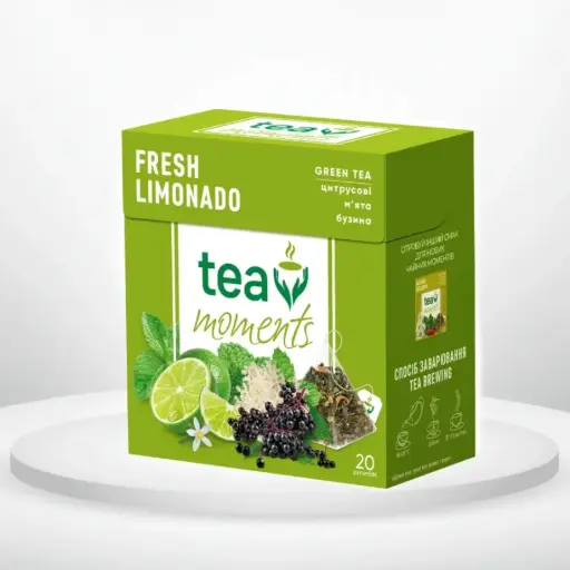 Чай зелений Tea Moments Fresh Limonado 20 пір