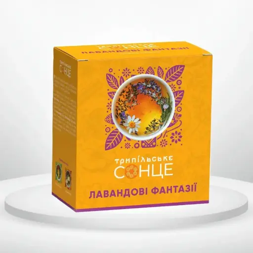 Чай Трипільське Сонце "Лавандові фантазії" трав'яний 20 пак