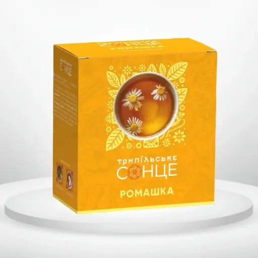 Чай Трипільське Сонце "Ромашка" трав'яний, 20 пак