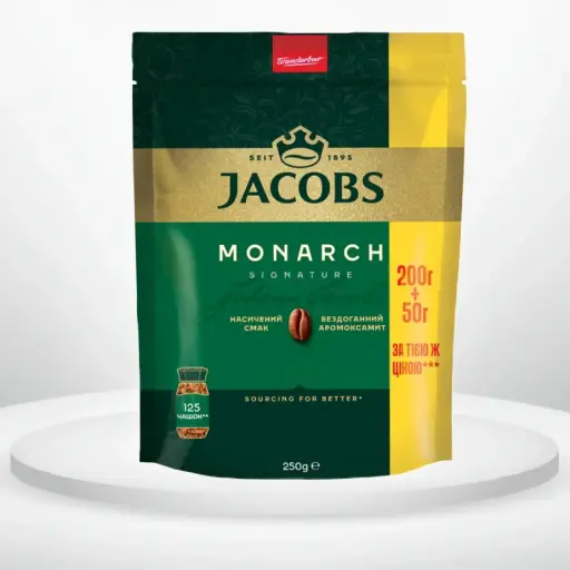 Кава розчинна Jacobs Monarch 250 г Оригінал