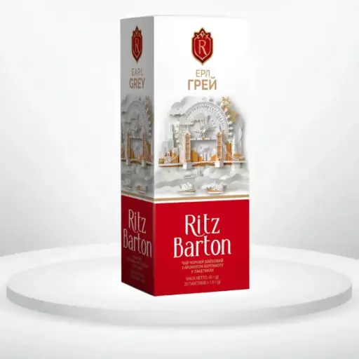 Чай чорний Ritz Barton Earl Grey 25 пак