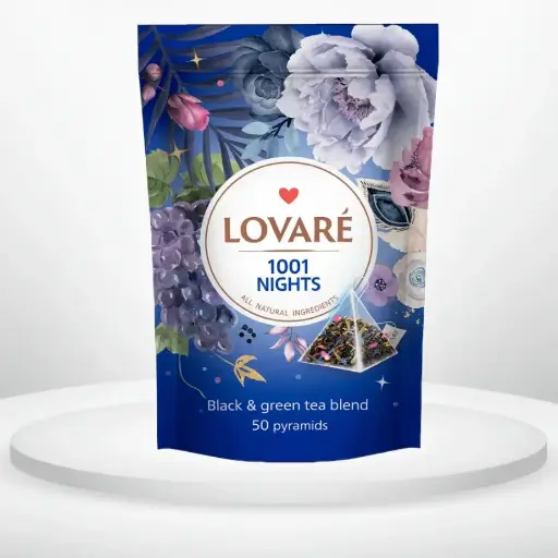 Чай Lovare 1001 nights у пірамідках 50 шт.