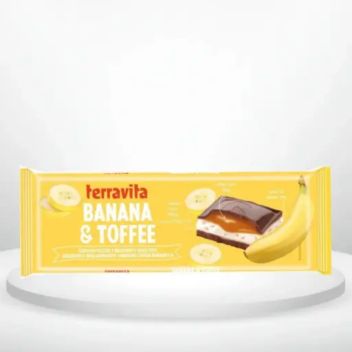 Шоколад Terravita Банан та Тоффі 235 г