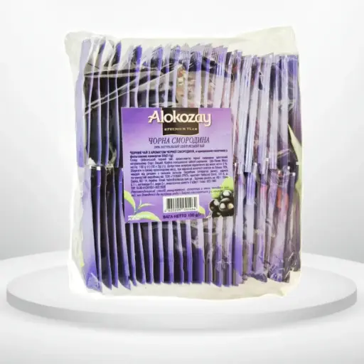 Чай Alokozay Смородина 50 пакетів чорний