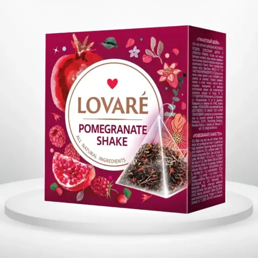 Чай чорний Lovare Pomegranate Shake 15 пірамідок