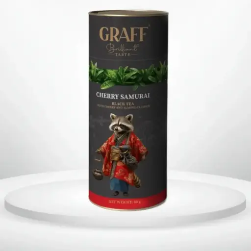Чай чорний Graff Cherry Samurai тубус 80 г
